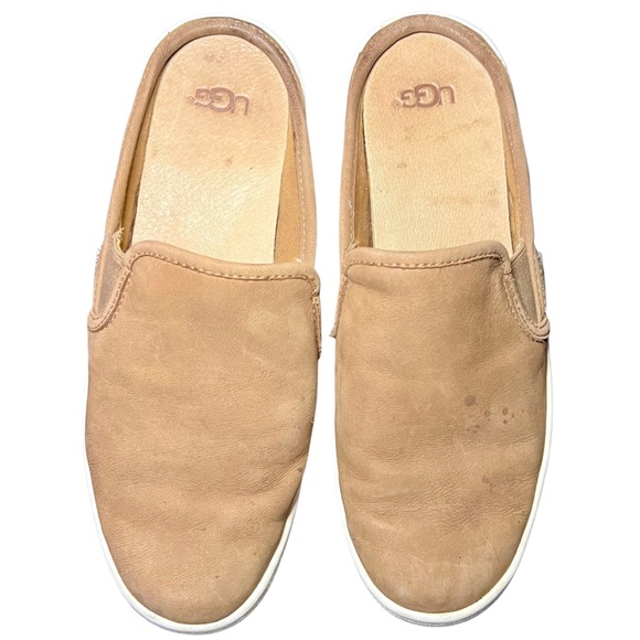 UGG Shoes - UGG Leather Slip-On Mule Sneakers | Women’s 7.5